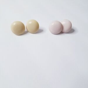 Vintage Western Germany screwback earrings